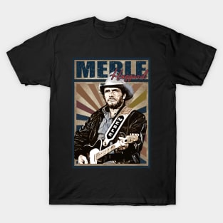 Merle Haggard /// Retro Style Country Music T-Shirt